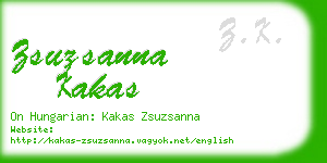 zsuzsanna kakas business card